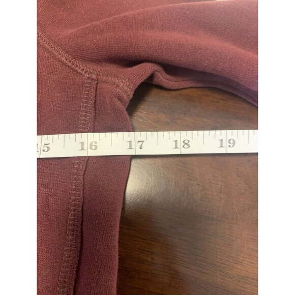 Abercrombie & Fitch Maroon y2k Hooded Sweatshirt Size XS - Picture 4 of 8